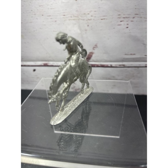 Vintage 1970's Greenfield Village Die Cast Thin Cowboy Figure - Picture 3 of 9